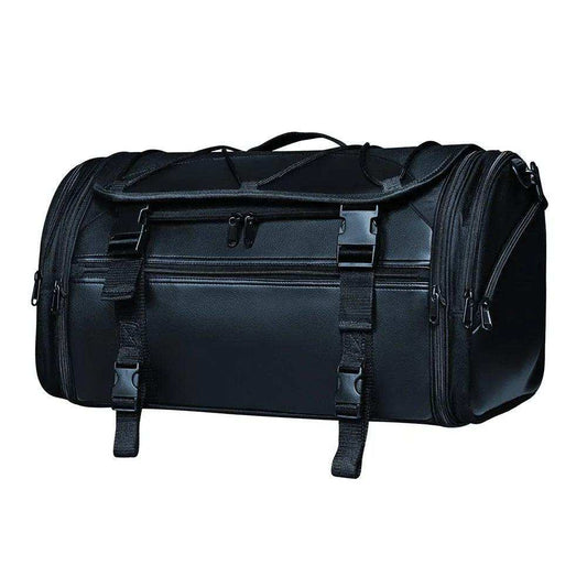 Black Round - Textile Travel Bags - Unik Just for Bikers - Flyclothing LLC