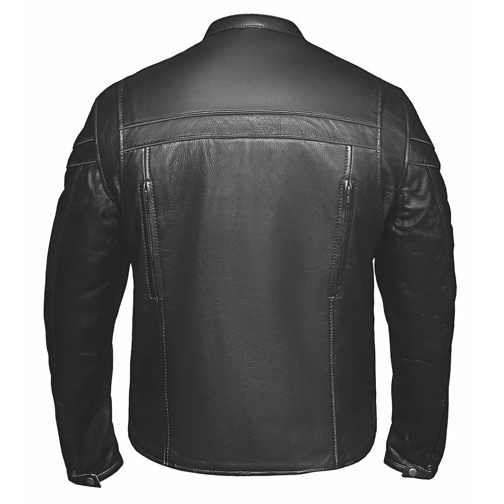 Thunder - Men's Ultra Leather Motorcycle Jacket - Unik Just for Bikers - Flyclothing LLC