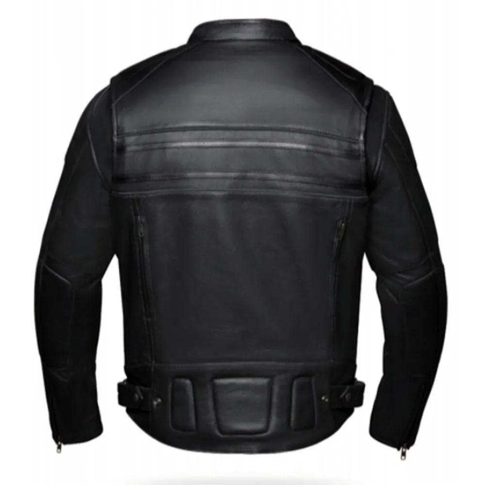 Grizzly - Men's Ultra Leather Motorcycle Jacket - Unik Just for Bikers - Flyclothing LLC