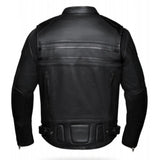 Grizzly - Men's Ultra Leather Motorcycle Jacket - Unik Just for Bikers - Flyclothing LLC