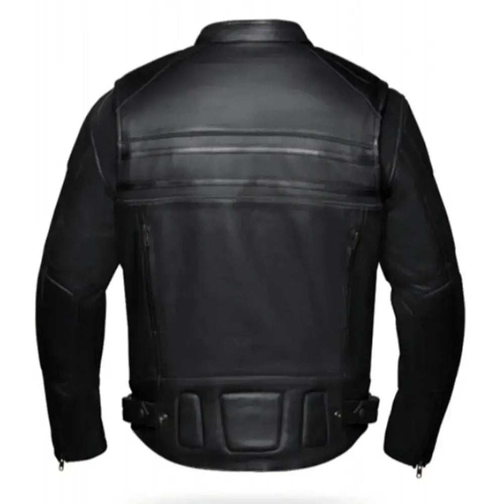 Grizzly - Men's Ultra Leather Motorcycle Jacket - Unik Just for Bikers - Flyclothing LLC