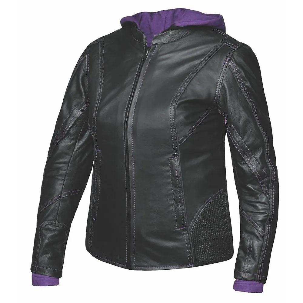 Debbie - Ladies Ultra Leather Jacket - Unik Just for Bikers - Flyclothing LLC