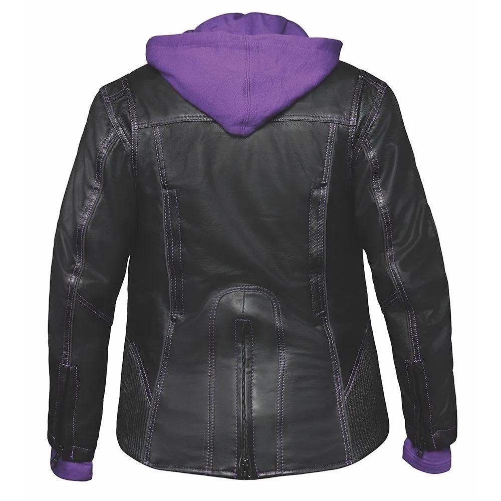 Debbie - Ultra Women's Leather Motorcycle Jacket - Unik Just for Bikers - Flyclothing LLC