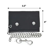 Stylish Black Biker Chain Wallet - Unik Just for Bikers - Flyclothing LLC