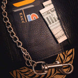 Stylish Black Biker Chain Wallet - Unik Just for Bikers - Flyclothing LLC
