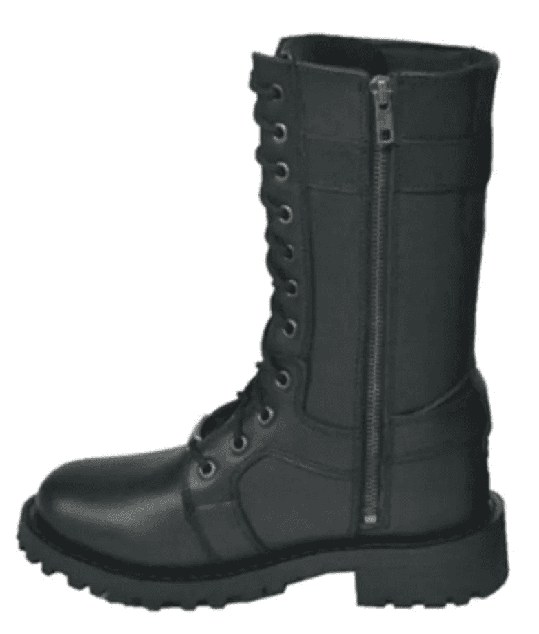 Double Harness - Ladies Motorcycle Biker Leather Boots - Unik Just for Bikers - Flyclothing LLC