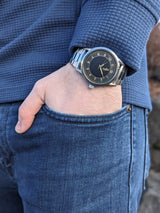 Black and Gold Classic Watch - The Beyond Boring Watch Company - Flyclothing LLC