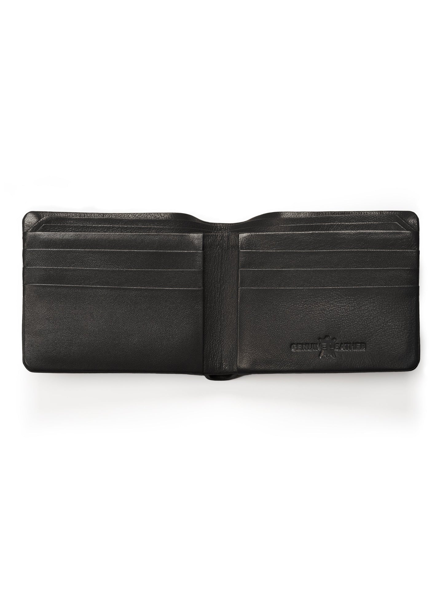Black Duke Bifold Wallet - Classy Leather Bags - Flyclothing LLC