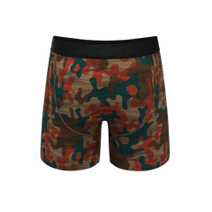 The Blend In | Earthy Camouflage Ball Hammock® Pouch Underwear With Fly - Shinesty