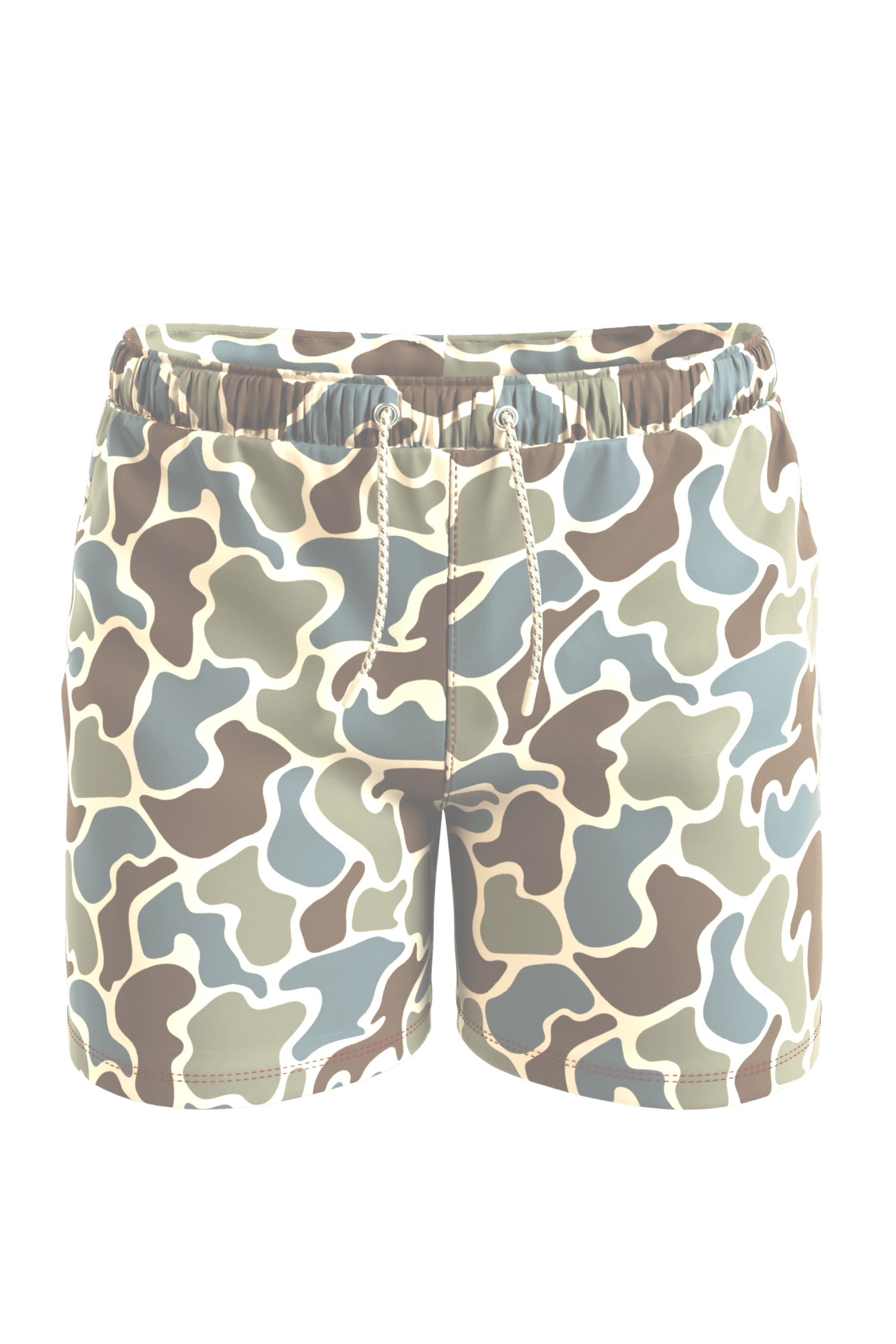 The Blender | Grey Duck Camo Ball Hammock® Pouch 8" Swim Trunks - Shinesty - Flyclothing LLC