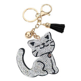 Bling Cat Tassel Bag Charm - Madeline Love - Flyclothing LLC