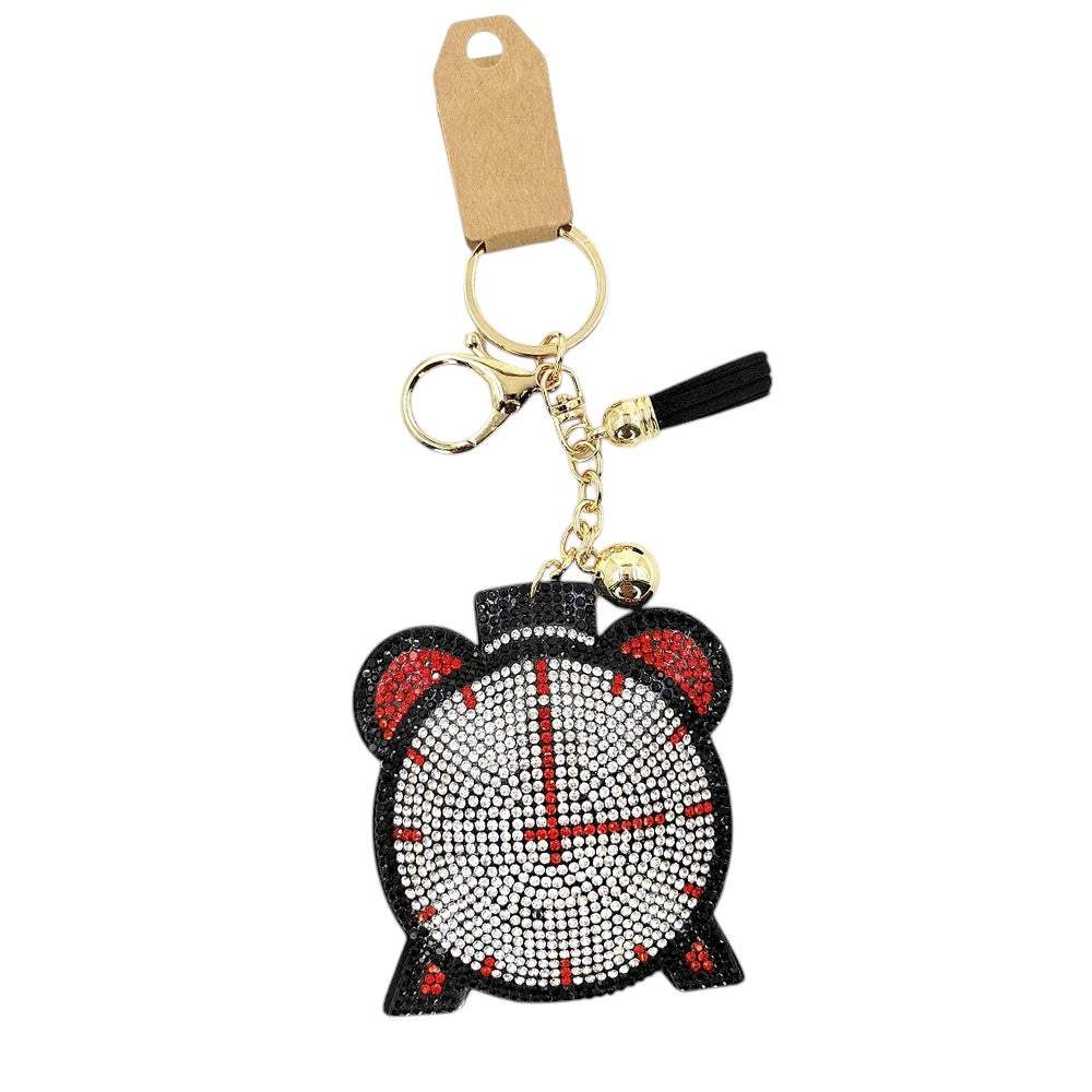 Bling Clock Tassel Bag Charm - Madeline Love - Flyclothing LLC