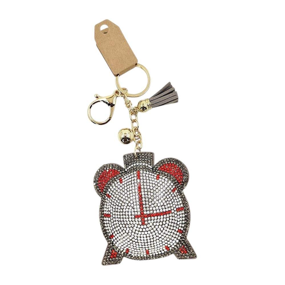 Bling Clock Tassel Bag Charm - Madeline Love - Flyclothing LLC