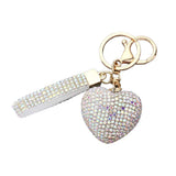 Bling Heart Bag Charm - Madeline Love - Flyclothing LLC