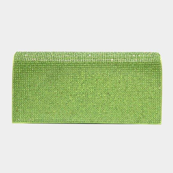 Bling Solid Evening Clutch Crossbody Bag - Madeline Love - Flyclothing LLC