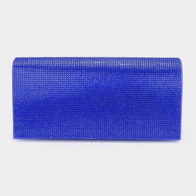 Bling Solid Evening Clutch Crossbody Bag - Madeline Love - Flyclothing LLC