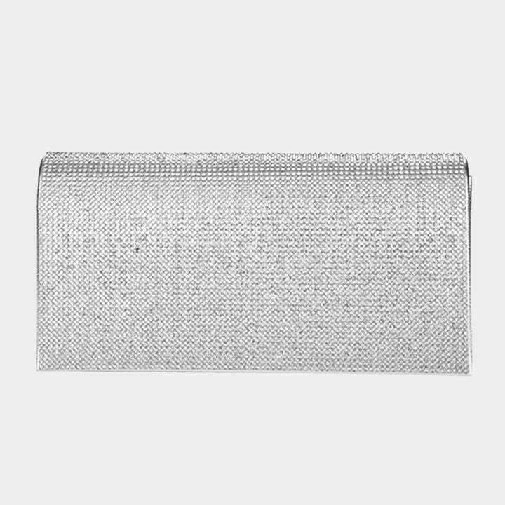Bling Solid Evening Clutch Crossbody Bag - Madeline Love - Flyclothing LLC