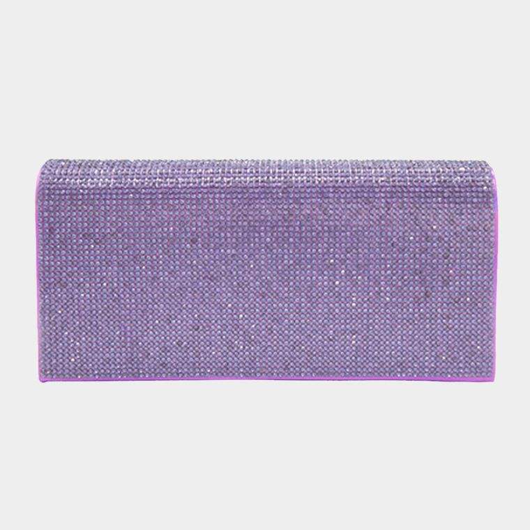Bling Solid Evening Clutch Crossbody Bag - Madeline Love - Flyclothing LLC