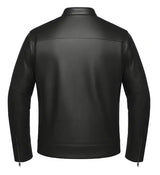 Blitz - Men's Premium Leather Motorcycle Jacket - Unik Just for Bikers - Flyclothing LLC