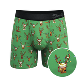 The Blitzened | Reindeer Beer Ball Hammock® Pouch Underwear - Shinesty - Flyclothing LLC