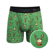 The Blitzened | Reindeer Beer Ball Hammock® Pouch Underwear - Shinesty - Flyclothing LLC