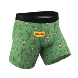 The Blitzened | Reindeer Beer Ball Hammock® Pouch Underwear With Fly - Shinesty - Flyclothing LLC