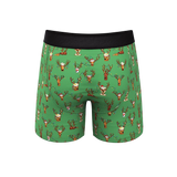 The Blitzened | Reindeer Beer Ball Hammock® Pouch Underwear With Fly - Shinesty - Flyclothing LLC