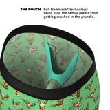 The Blitzened | Reindeer Beer Long Leg Ball Hammock® Pouch Boxers With Fly - Shinesty - Flyclothing LLC