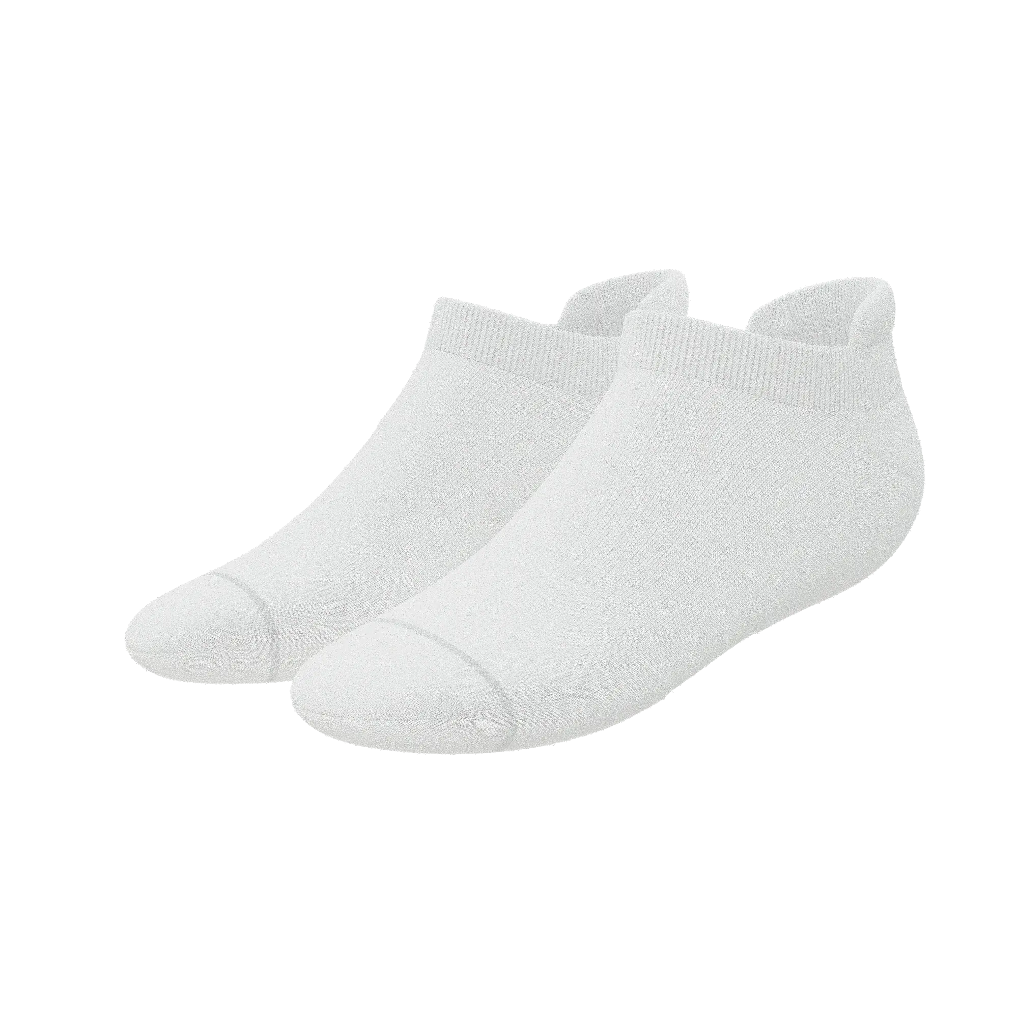 The Blizzard | Plain White Heel Hammock™ Ankle Socks - Shinesty - Flyclothing LLC