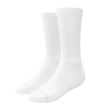 The Blizzard | Plain White Heel Hammock™ Crew Socks - Shinesty - Flyclothing LLC