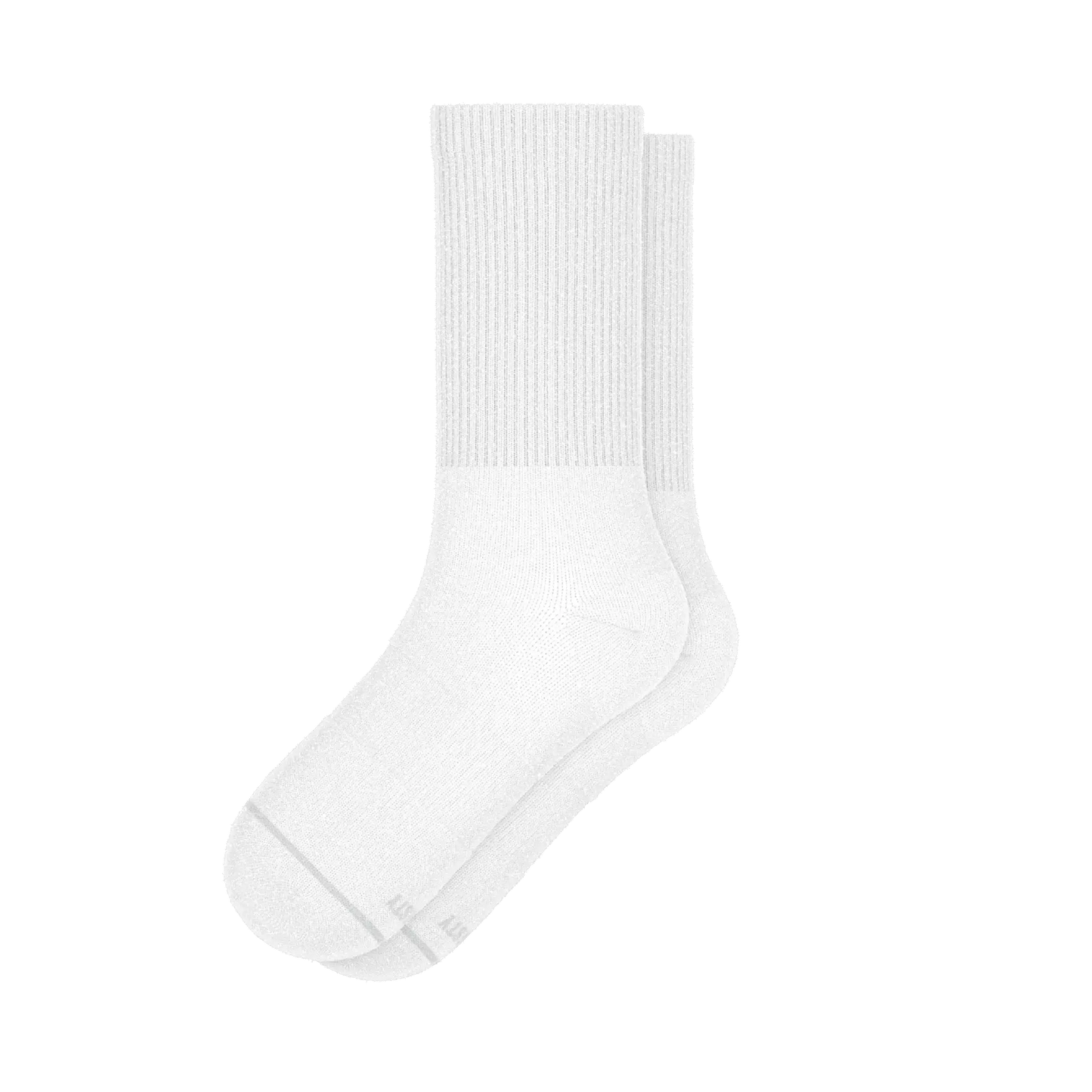 The Blizzard | Plain White Heel Hammock™ Crew Socks - Shinesty - Flyclothing LLC