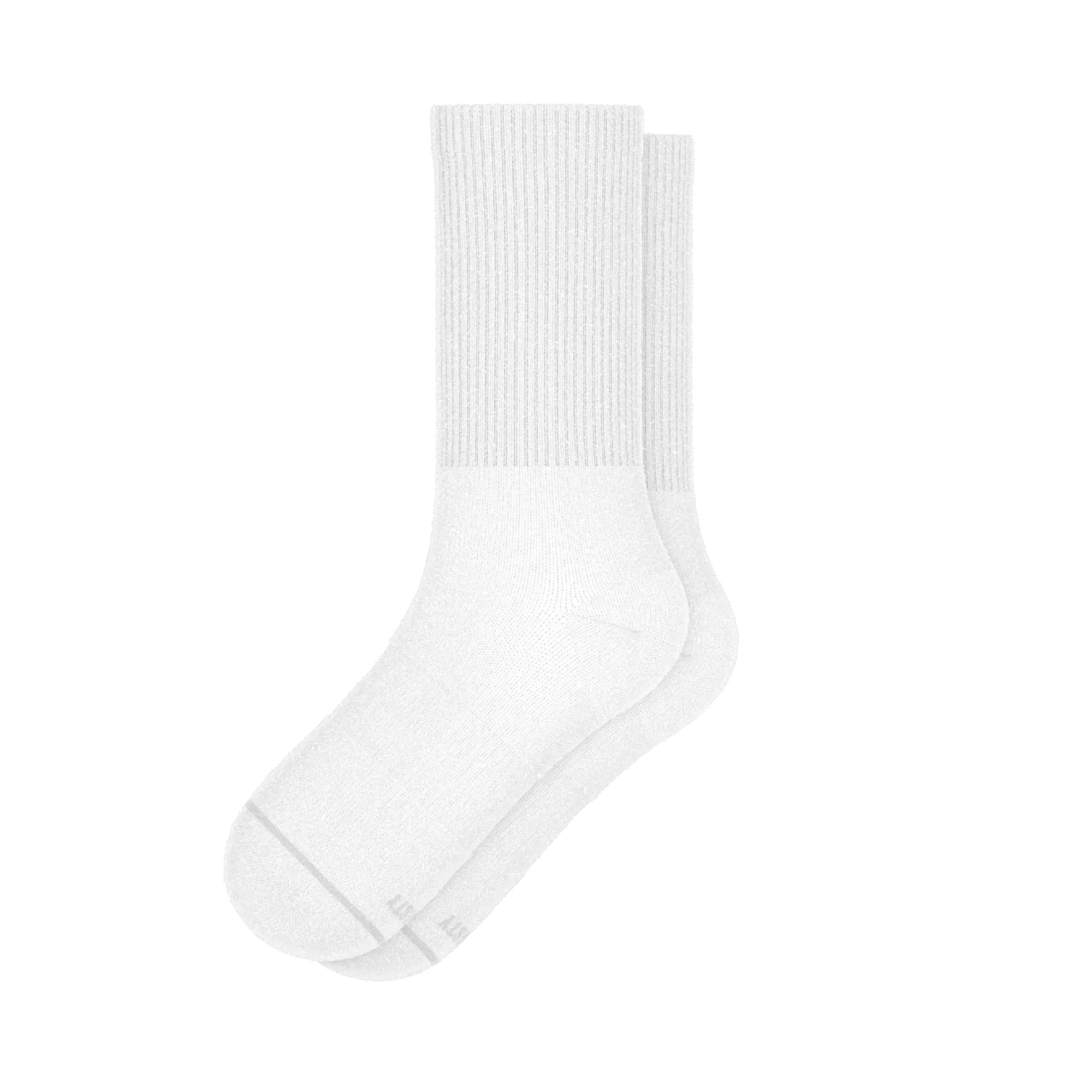 The Blizzard | Plain White Heel Hammock™ Crew Socks - Shinesty - Flyclothing LLC