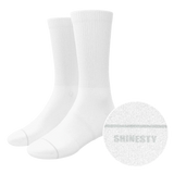 The Blizzard | Plain White Heel Hammock™ Crew Socks - Shinesty - Flyclothing LLC