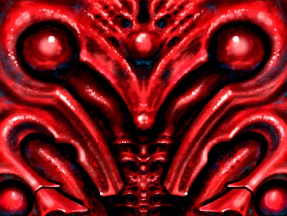 Black Market Art Company Blood Bio Print