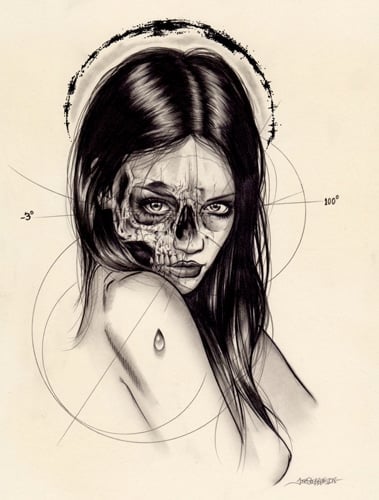 Black Market Art Company Blood and Beauty Print