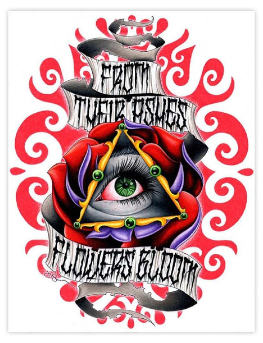 Black Market Art Company Bloom Print - Black Market Art Company - Flyclothing LLC