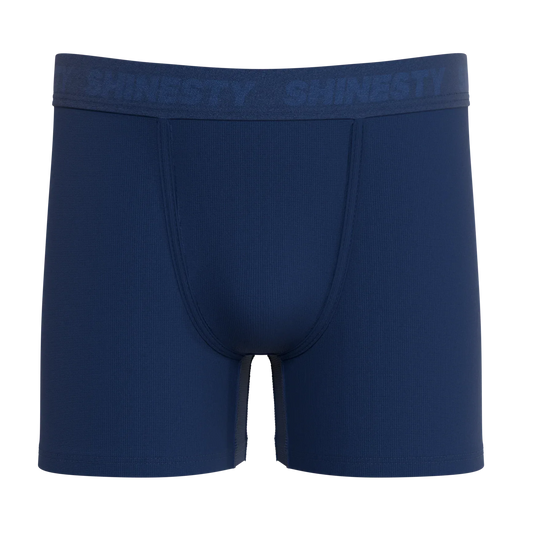 The Bloom Moon | Tonal Navy Boy's Boxer Briefs - Shinesty - Flyclothing LLC