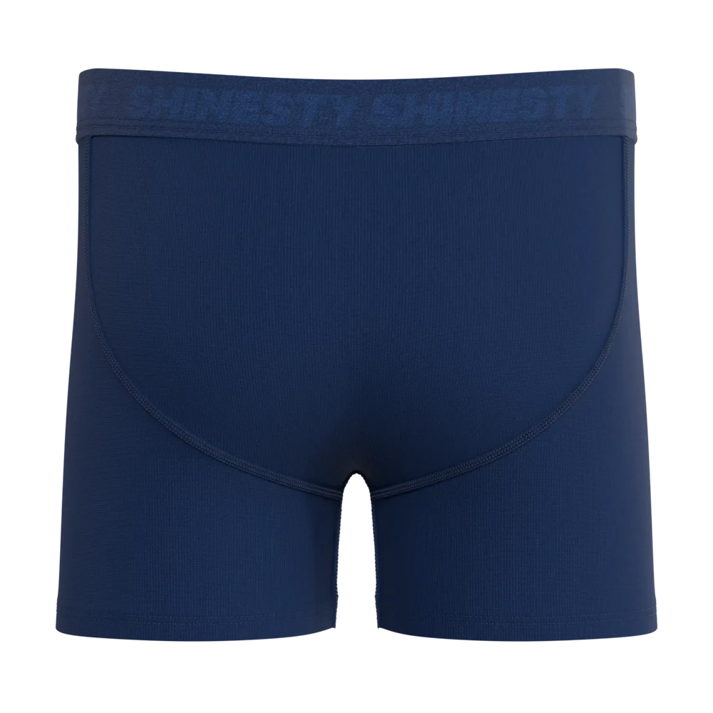 The Bloom Moon | Tonal Navy Boy's Boxer Briefs - Shinesty - Flyclothing LLC