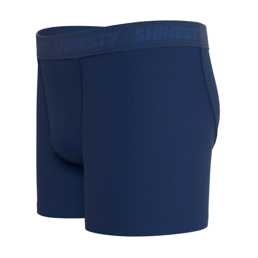 The Bloom Moon | Tonal Navy Boy's Boxer Briefs - Shinesty - Flyclothing LLC