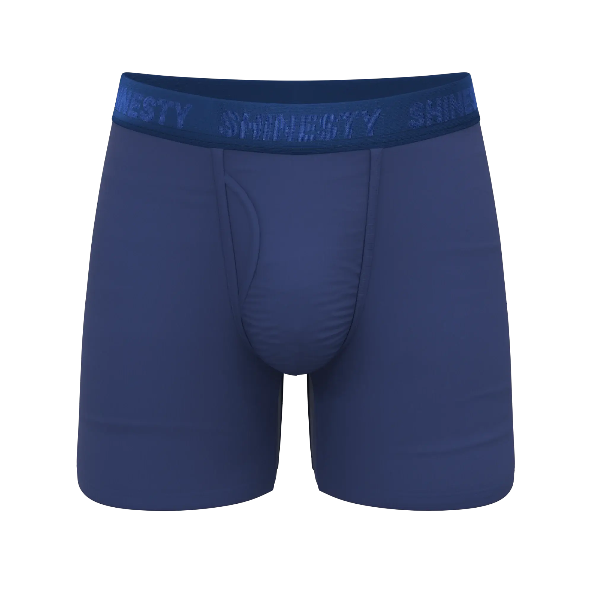The Bloom Moon | Tonal Navy Ball Hammock® Pouch Underwear With Fly - Shinesty - Flyclothing LLC