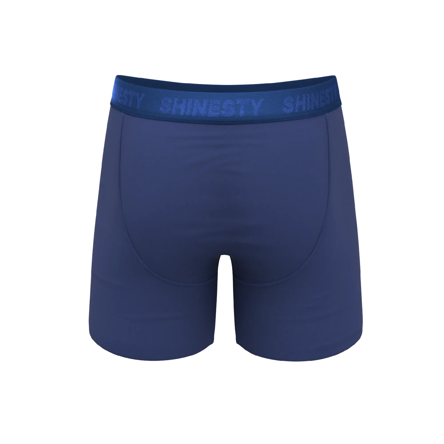 The Bloom Moon | Tonal Navy Ball Hammock® Pouch Underwear With Fly - Shinesty - Flyclothing LLC