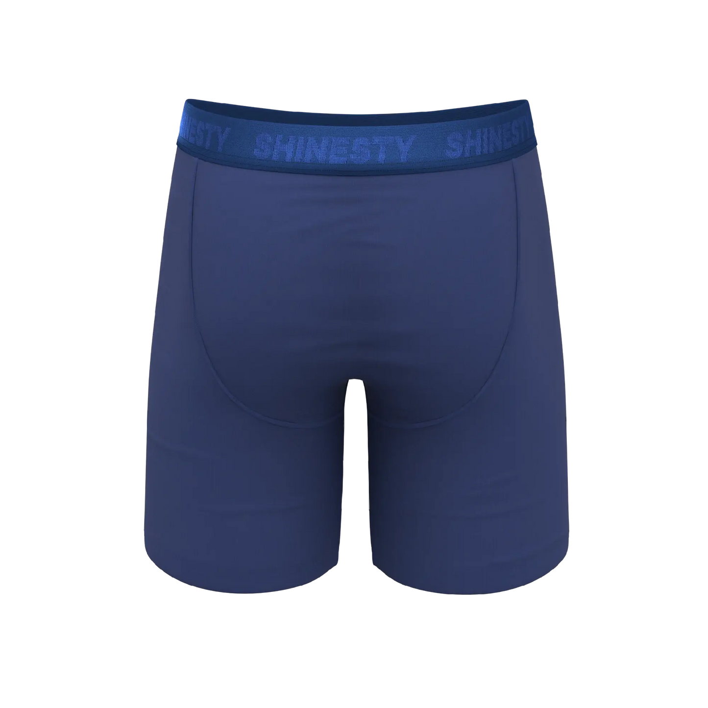 The Bloom Moon | Tonal Navy Long Leg Ball Hammock® Pouch Underwear With Fly - Shinesty - Flyclothing LLC