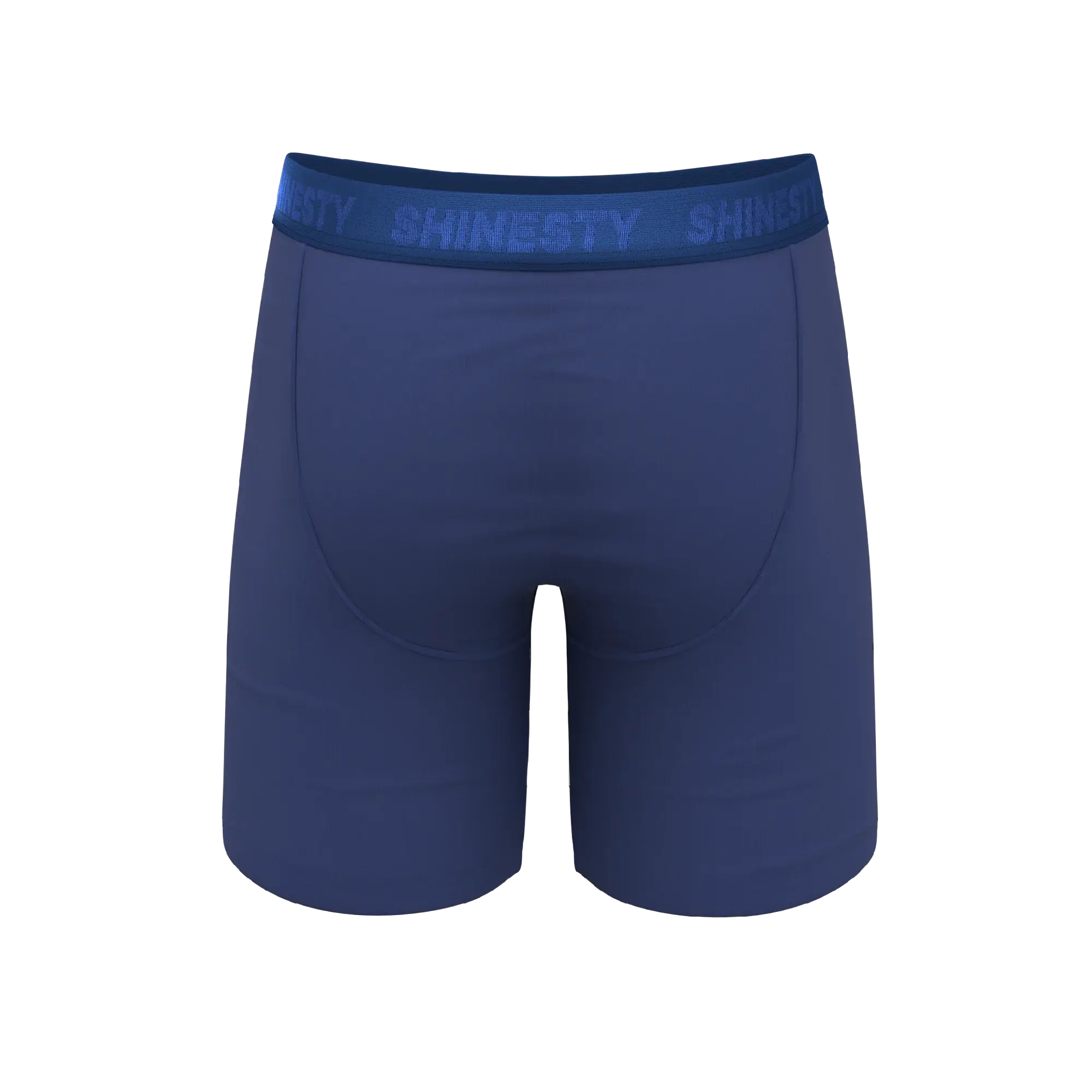 The Bloom Moon | Tonal Navy Long Leg Ball Hammock® Pouch Underwear With Fly - Shinesty - Flyclothing LLC