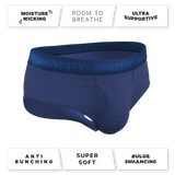 The Bloom Moon | Tonal Navy Ball Hammock® Pouch Underwear Briefs - Shinesty - Flyclothing LLC