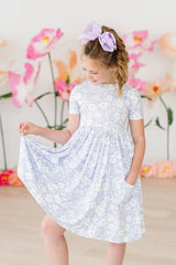 Blossom Bliss S/S Pocket Twirl Dress - Mila & Rose ® - Flyclothing LLC
