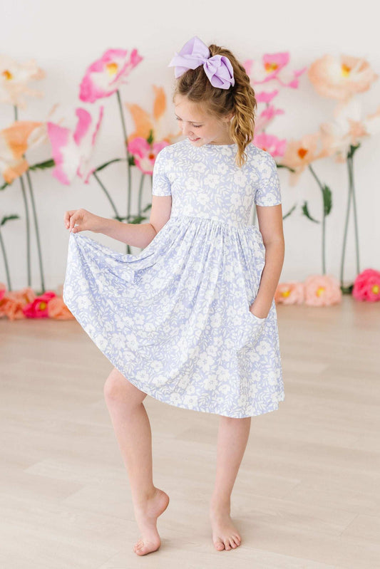 Blossom Bliss S/S Pocket Twirl Dress - Mila & Rose ® - Flyclothing LLC