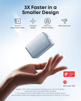 Anker Nano Power Bank (10K, 45W, Built-In Retractable USB-C Cable) - Anker - Flyclothing LLC