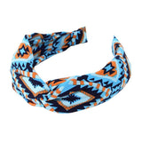 Aztec Patterned Twisted Headband - Madeline Love - Flyclothing LLC