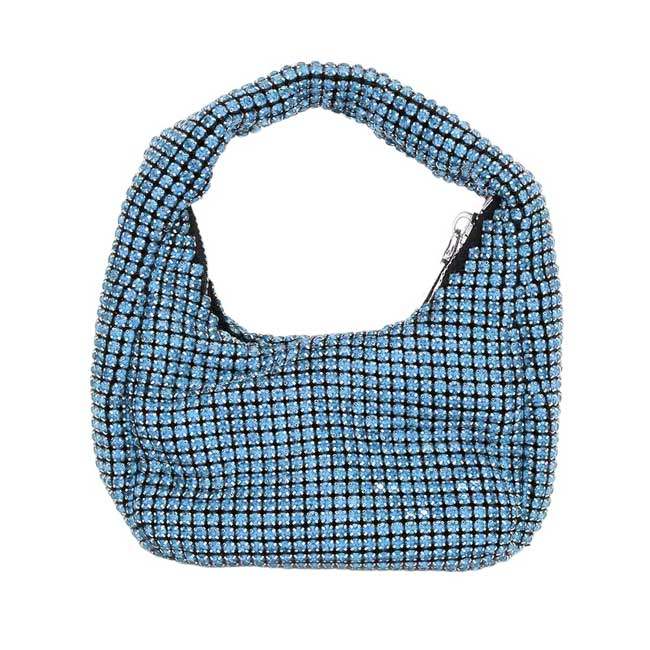 Bling Studded Micro Mini Top Handle Bag - Madeline Love - Flyclothing LLC