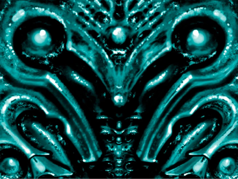 Black Market Art Company Blue Blood Bio Print